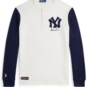 Ralph Lauren NY Yankees Henley T Shirt